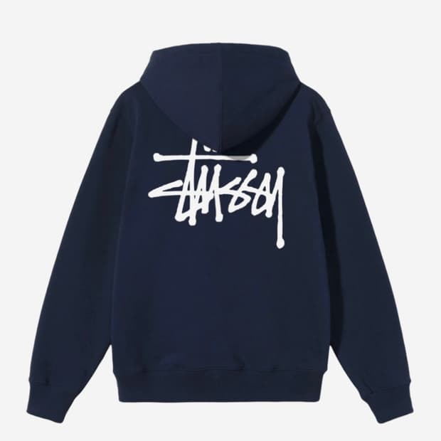 스투시 후드티 네이비 M