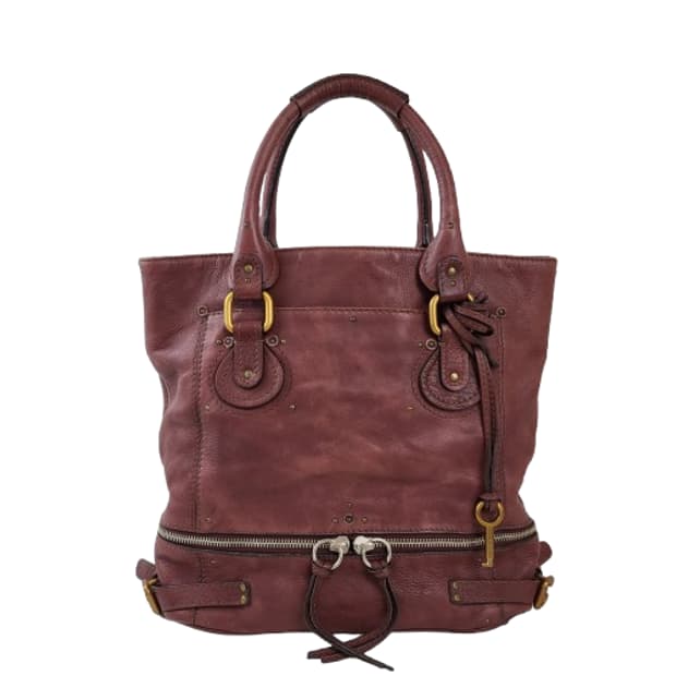 정품 끌로에 패딩턴 라지 토트백