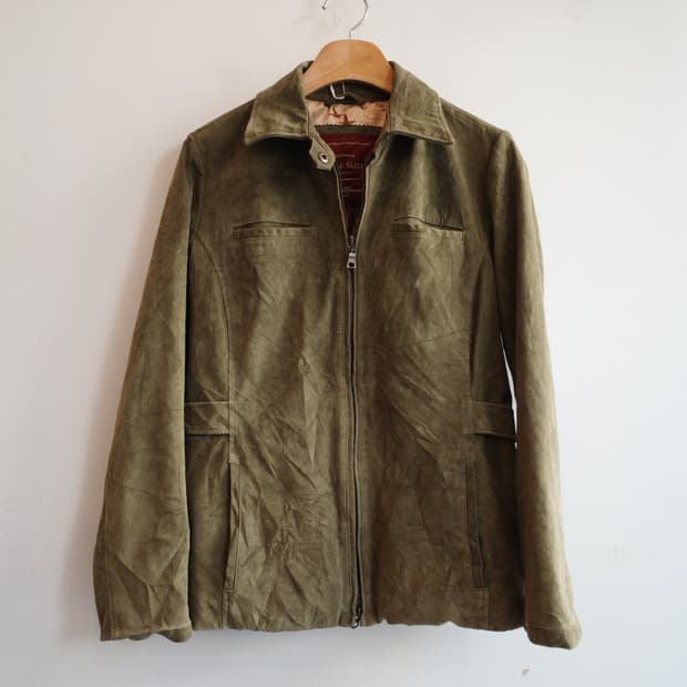 Eddie Bauer 에디 바우어 리얼 스웨이드 집업자켓 