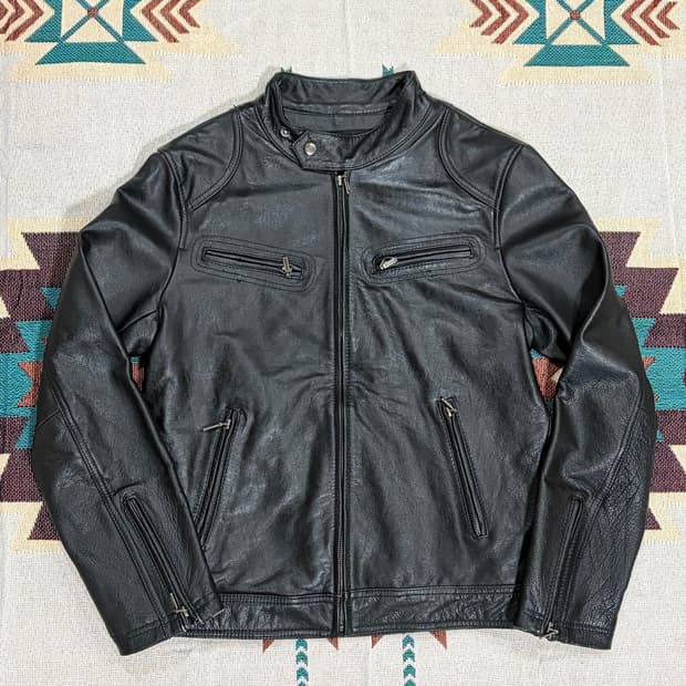 Lars Bell 카페레이서 싱글라이더 가죽 자켓