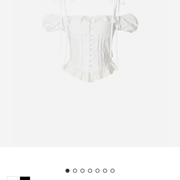 ROSÉ 2 Off-Shoulder Pintuck Lace Blouse
