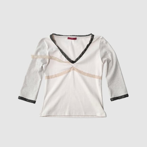 인앤양인하모니 Lace top, pink