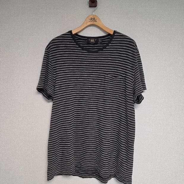 RRL 더블알엘 스트라이프 반팔 티셔츠 XL