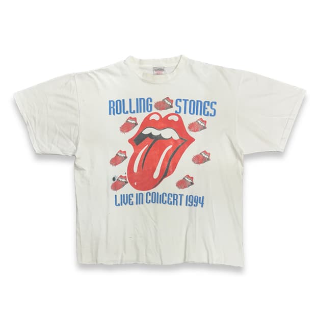 1994' Rolling Stones 부두라운지 월드투어 티셔츠 XL
