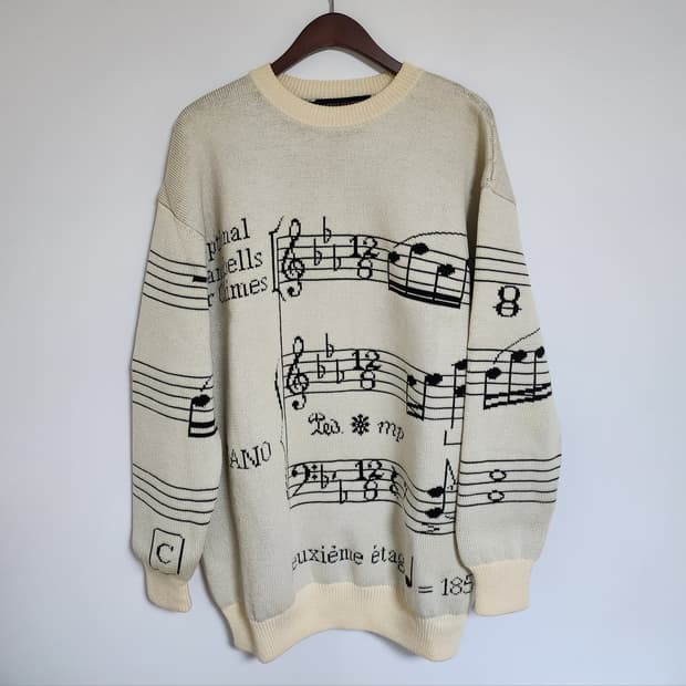 S 루이비통 음표 오버핏 남성 니트 RM192 RCL HHN93W