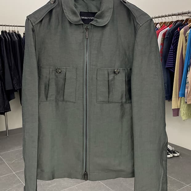 EMPORIO ARMANI_ silk blend (M)