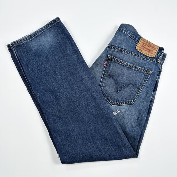 33 리바이스 559 릴렉스드 스트레이트 데미지 데님팬츠
