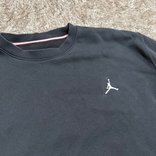 [M] 조던 에어조던 조던 와펜 맨투맨 블랙