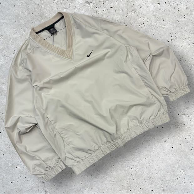 [L] 나이키 골프 V넥 나일론 웜업 바람막이 맨투맨 C903