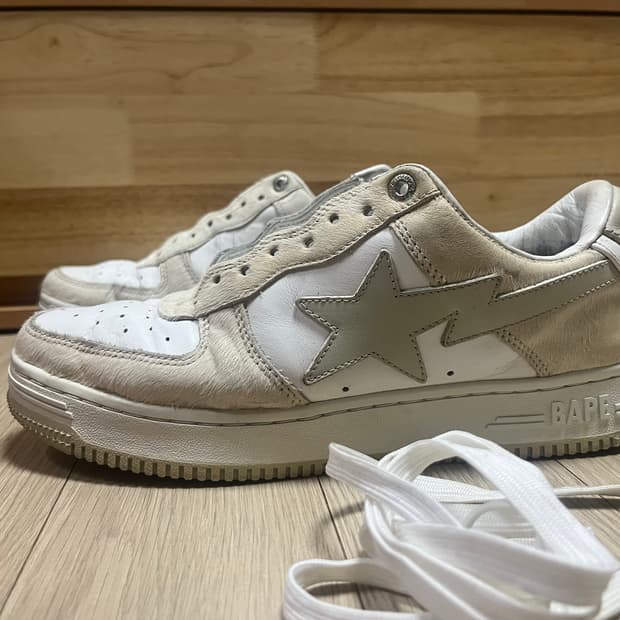 베이프 신발 260 베이지