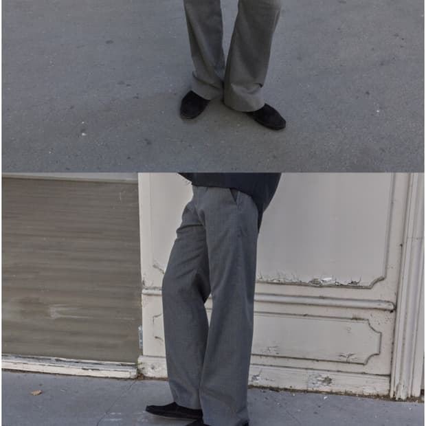 Mudule slacks grey stripe 1 size