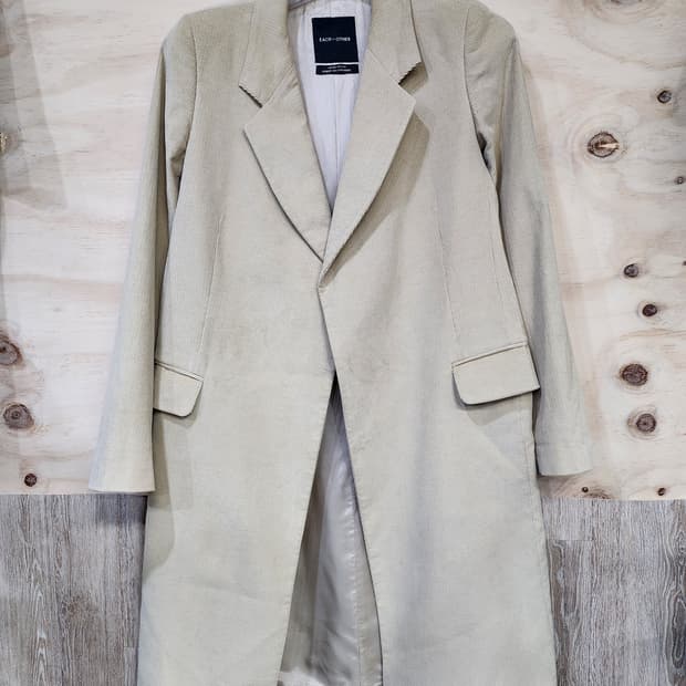 841) 한섬 이치아더 EACH X OTHER 듀로코이 롱코트