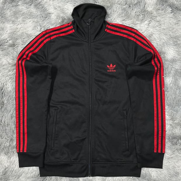 아디다스 해외판 검빨 백넘버 유로파 트랙탑 m