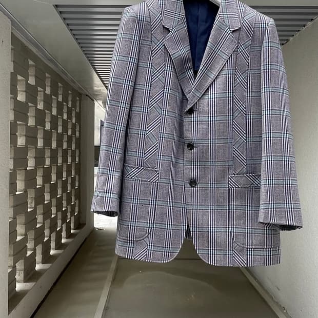[LANVIN PARIS] Archive Geometric Pattern