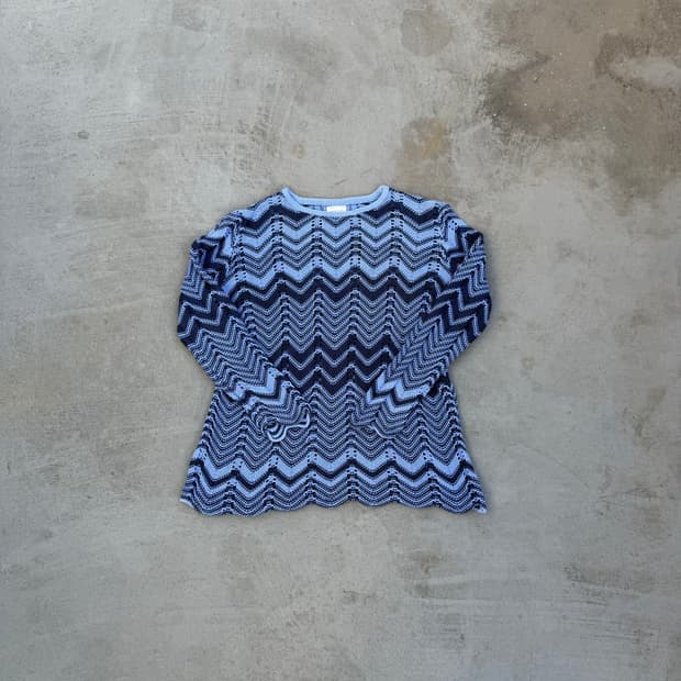 BENETTON 베네통 물결 니트