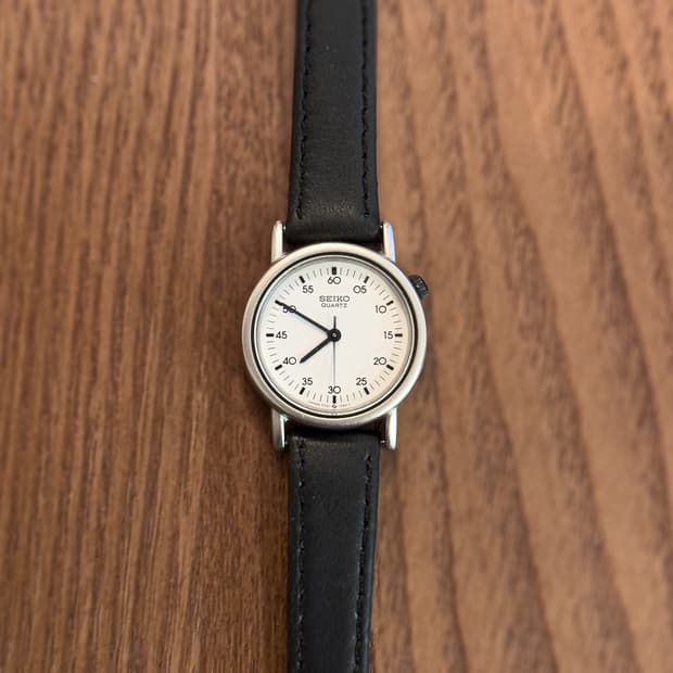 [희귀] 세이코 애비뉴 아라빅 화이트 - 80s 빈티지 쿼츠