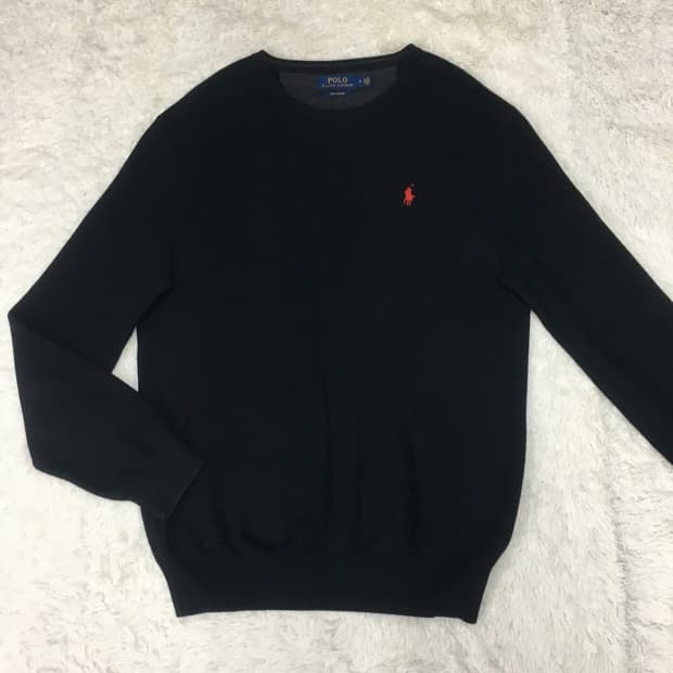 폴로 스몰포니 피마코튼 메쉬 니트 BB12