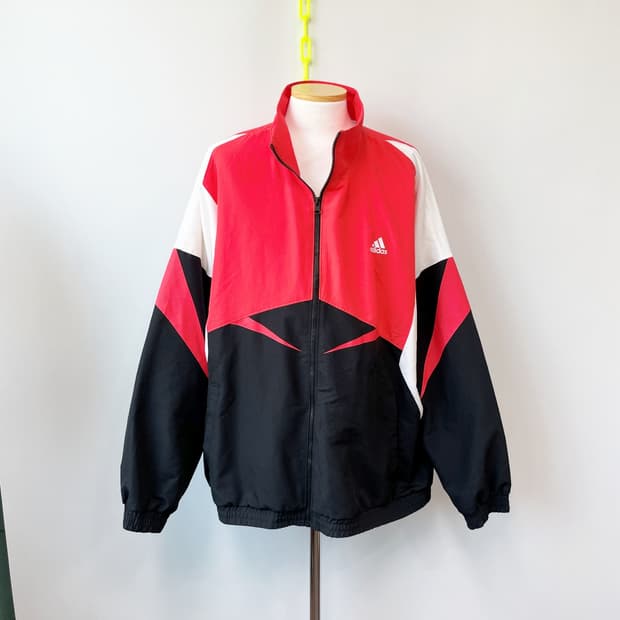 아디다스 져지 컬러블록 트랙탑 3XL
