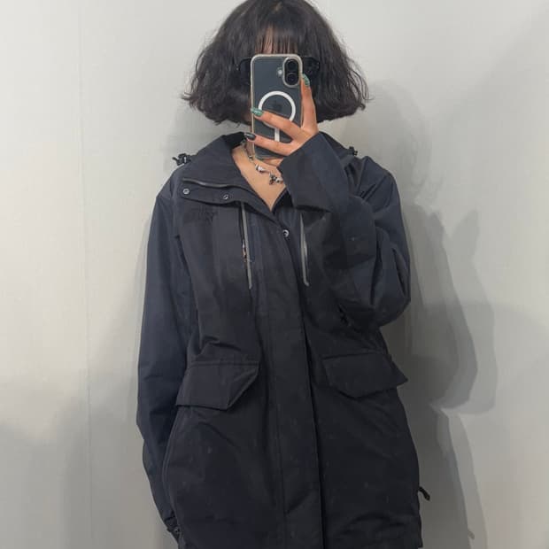 95 노스페이스 하이벤트 기능성 바람막이 자켓 블랙