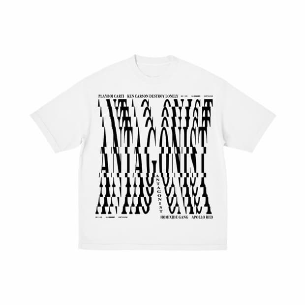 플레이보이 카티 안티고니스트 반팔 화이트