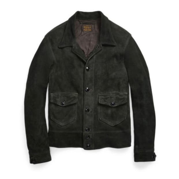RRL 더블알엘 양가죽 스웨이드 자켓