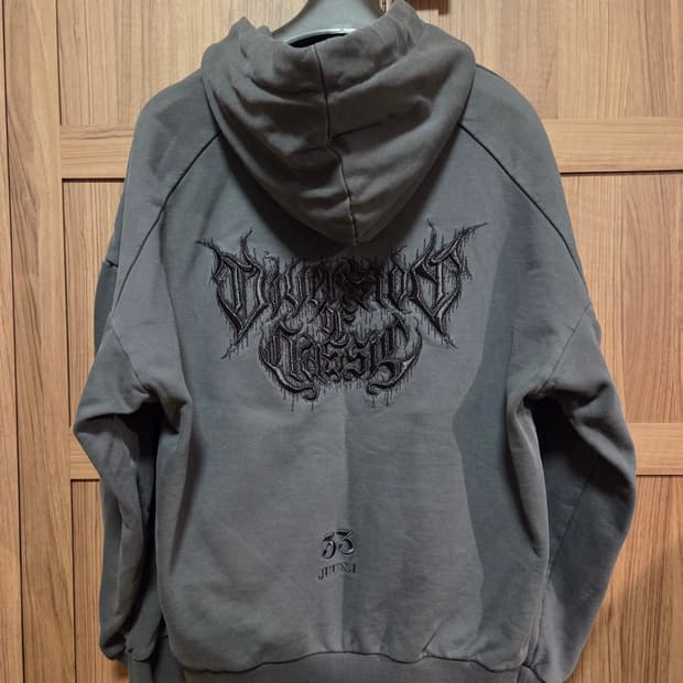 준지 junn.j 엠브로이더리 후드티 24fw