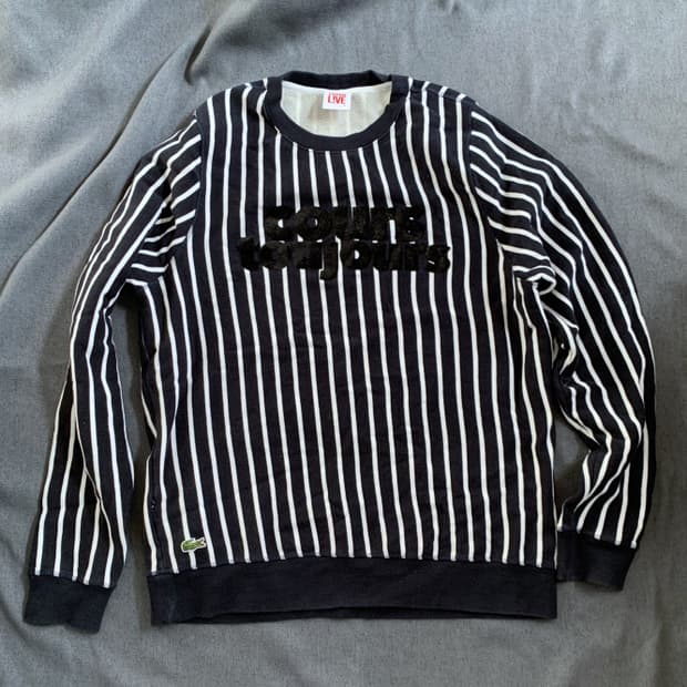 라코스테 스트라이프 맨투맨 사이즈 100~105정도