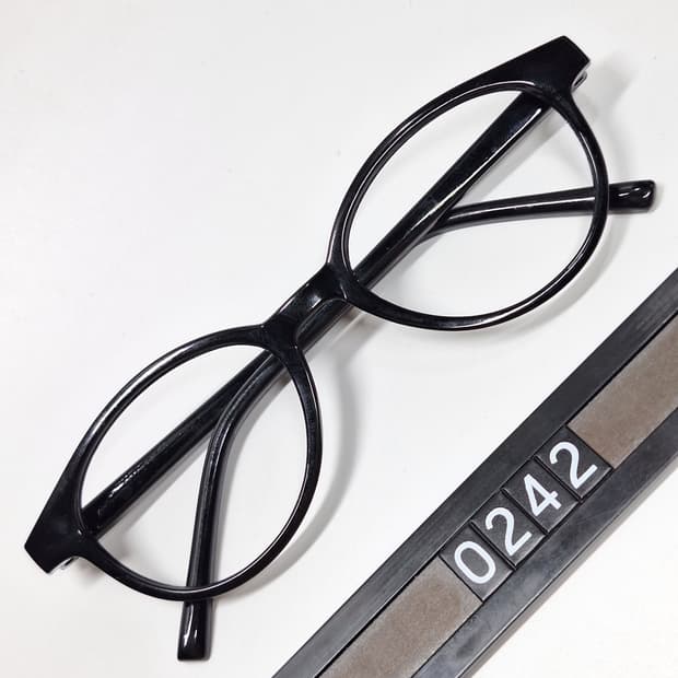 일본 빈티지 보스턴 블랙 뿔테 안경테 135mm y2k 클래식 레트로