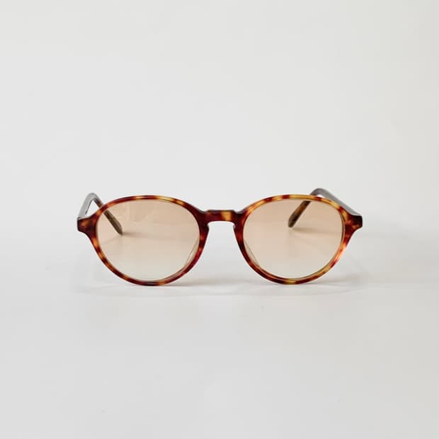 [픽키-653] 호피 라운드 아세테이트 선글라스 브라운 틴트 