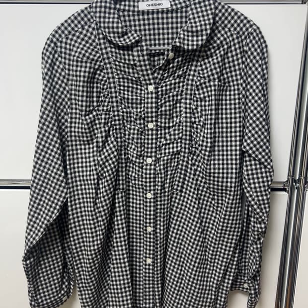 오헤시오 체크 셔링 셔츠