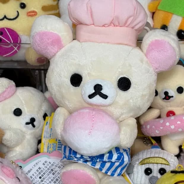 로손 요리사 복숭아 코리락쿠마