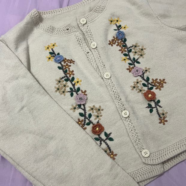 Vintage 니트가디건