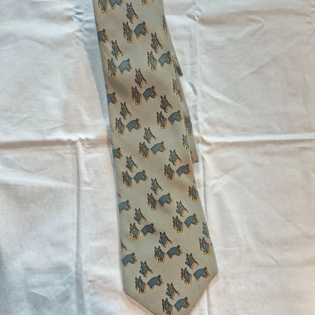 에르메스 명품실크넥타이 