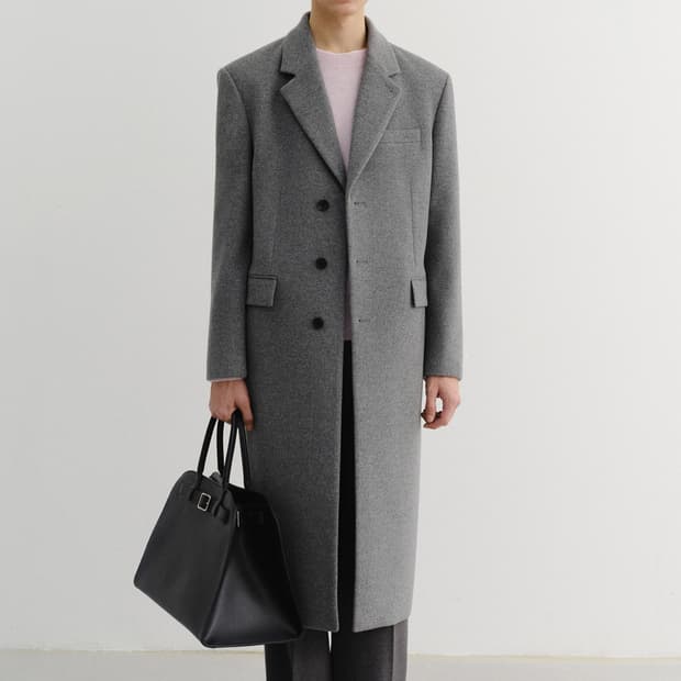 Dunst 던스트 싱글 브레스티드 코트