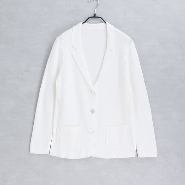 LANDS' END _ cotton knit blazer