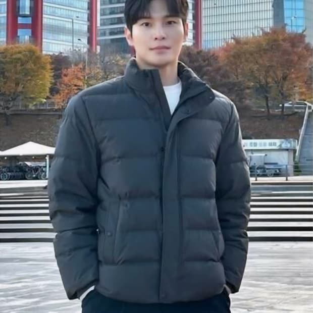 헤지스 중량 구스다운 패딩 점퍼 95 24SS