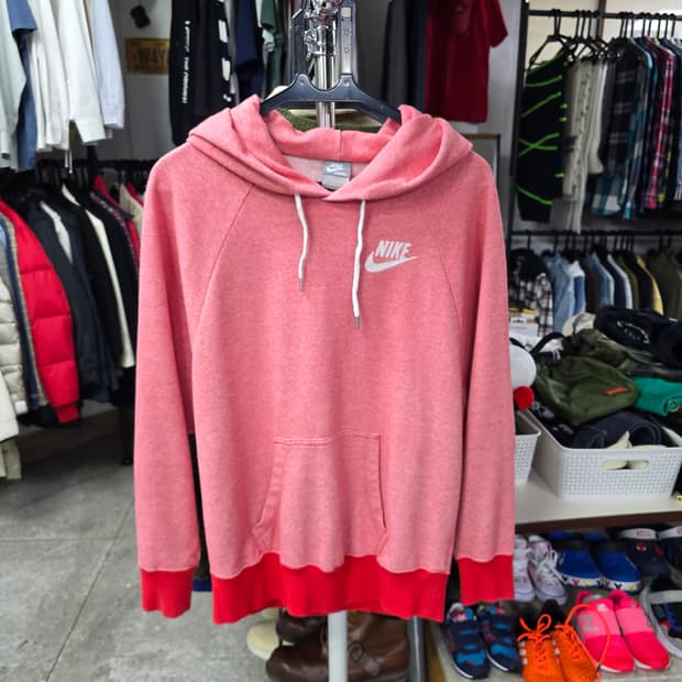 나이키 핑크/레드 후드티 (1327)