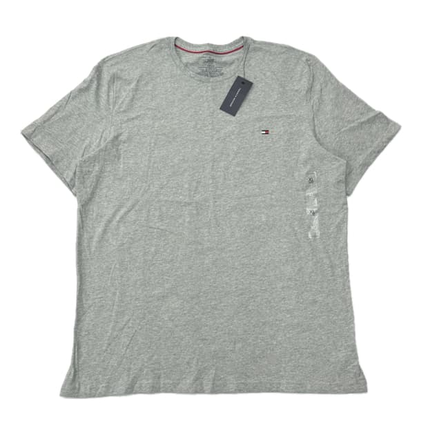 타미힐피거 그레이 브랜드 자수로고 반팔티셔츠 (새제품)