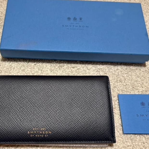 이서진 스마이슨 smythson 장지갑