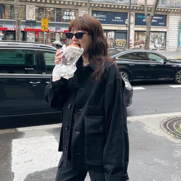 [M] 24fw 르메르 박시 자켓 블랙