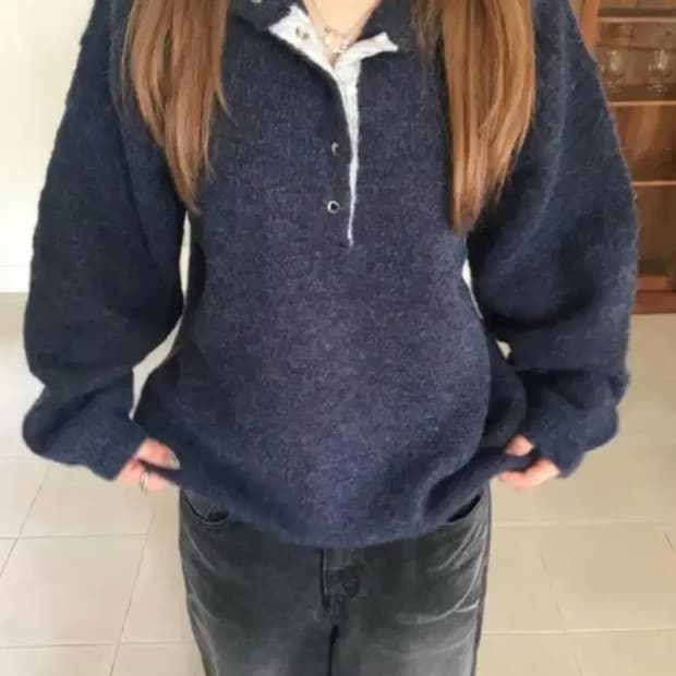 아워캐비넷 kitten button fleece 팔아요