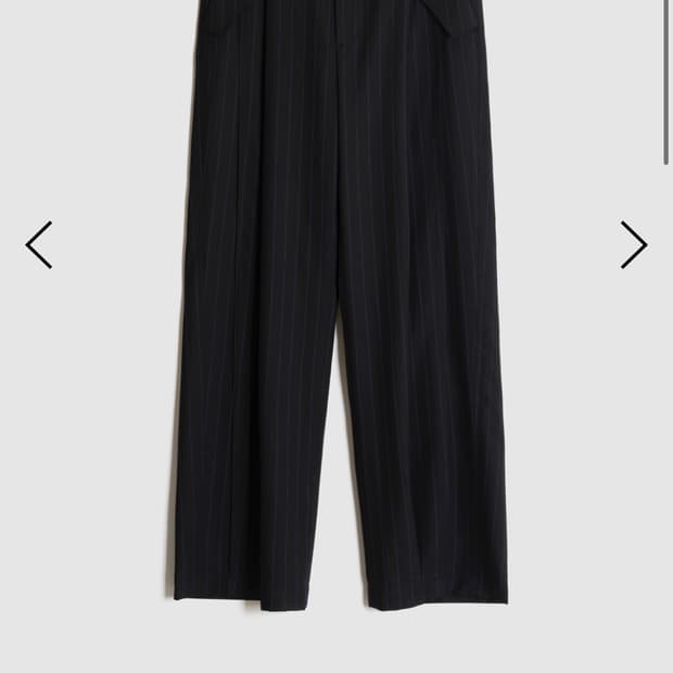 구매) 포커페이스 블루 스트라이프 팬츠 1사이즈