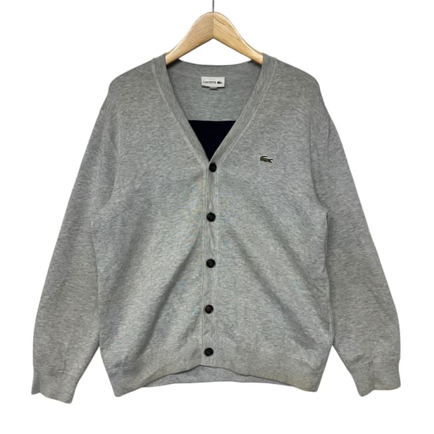 라코스테 로고 가디건