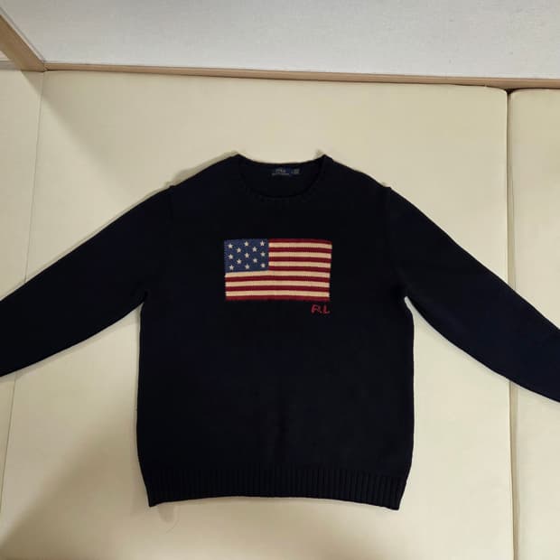 폴로 성조기 니트 판매(남성 L)