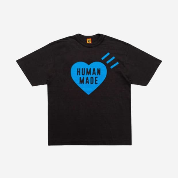 [3XL] 휴먼메이드 하트 반팔 티셔츠 블루