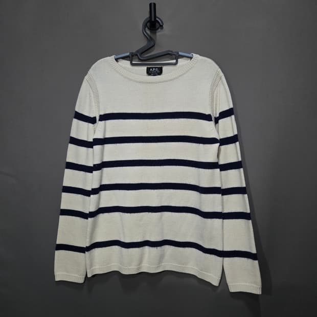 A.P.C 아페쎄 스트라이프 긴팔 니트티