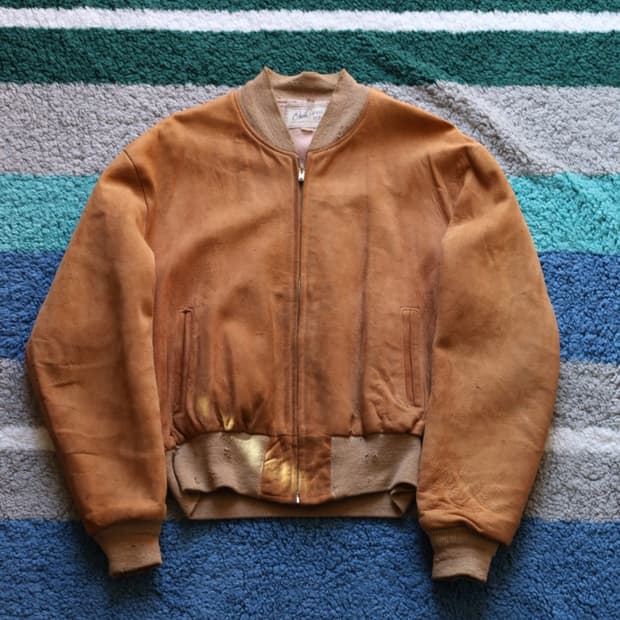 Hercules(허큘리스) 5~60s 디어스킨 스웨이드 봄버자켓