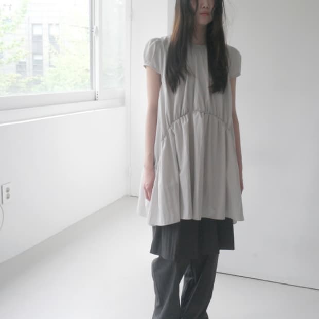 Aftermonday 애프터먼데이 베이리시 셔링 드레스