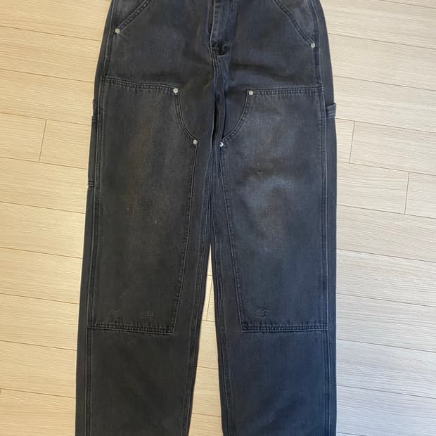 디스이즈네버댓 더블니팬츠 L 흑청