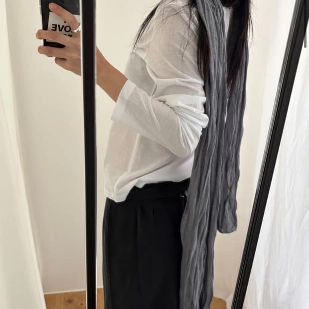 브리즈 아카이브 스카프 그레이